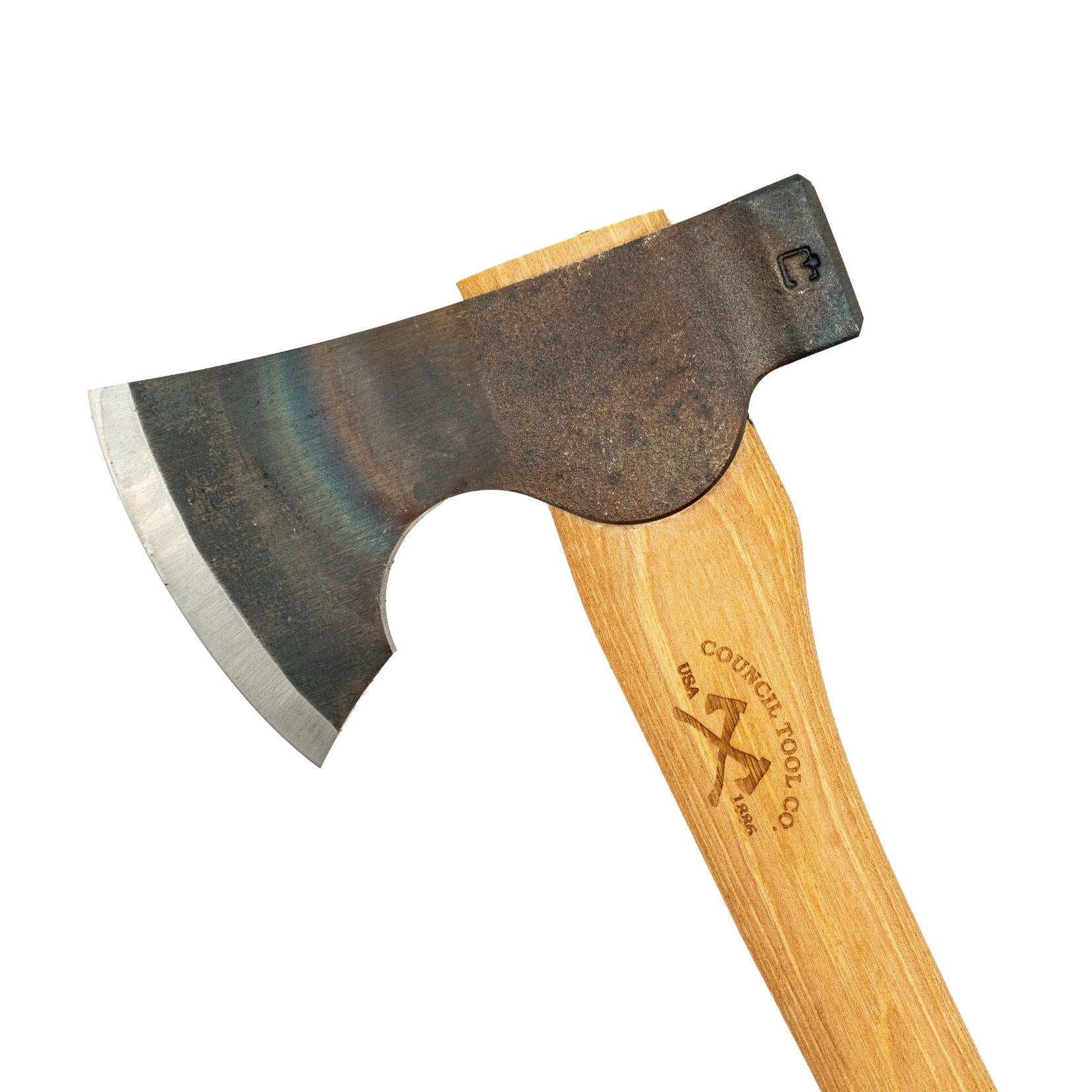 1.7 lbs. WoodCraft Camp Carver, 16 in. Curved Handle Mountain Partisan