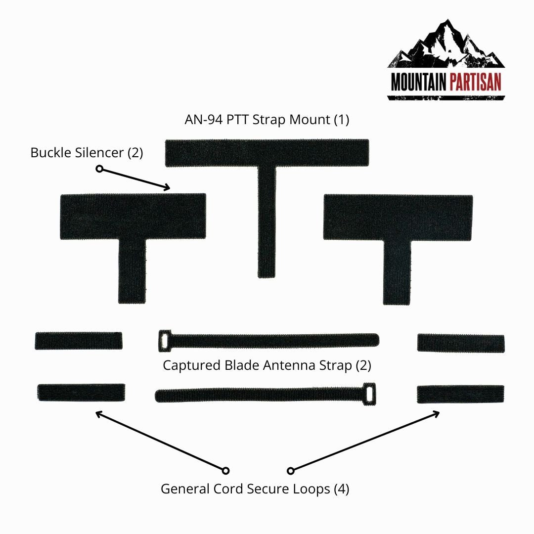 Chest Rig Velcro Accessory Pack | Mountain Partisan